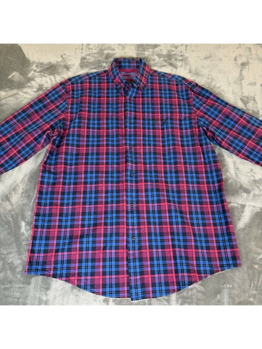 Wrangler 20X Shirt Mens XL  Advanced Comfort Competition Button Down Western